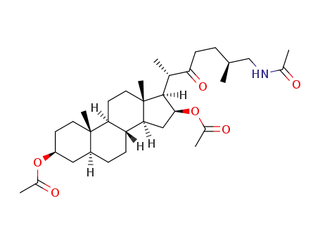 (25S)-26-acetylamino-3β,16β-diacetoxy-5α-cholest-22-one