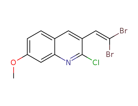 2-chloro-3-(2,2-dibromovinyl)-7-methoxy-quinoline
