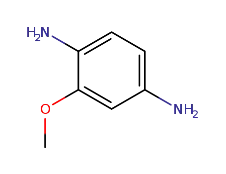 Molecular Structure of 5307-02-8 (1,4-diamino-2-methoxybenzene)