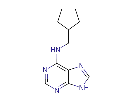 N-(cyclopentylmethyl)-9H-purin-6-amine