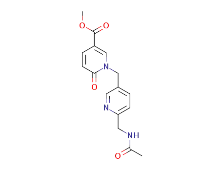 methyl 1-((6-(acetamidomethyl)pyridin-3-yl)methyl)-6-oxo-1,6-dihydropyridine-3-carboxylate