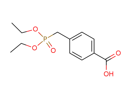 Benzoic acid, 4-[(diethoxyphosphinyl)methyl]- cas  28149-48-6