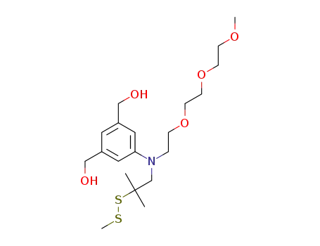 (5-((2-(2-(2-methoxyethoxyl)ethoxy)ethyl)(2-methyl-2-(methyldisulfanyl)propyl)amino)-1,3-phenylene)dimethanol
