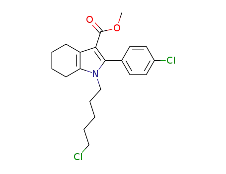 methyl 1-(5-chloropentyl)-2-(4-chlorophenyl)-4,5,6,7-tetrahydro-1H-indole-3-carboxylate