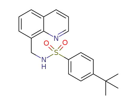 4-(tert-butyl)-N-(quinolin-8-ylmethyl)benzenesulfonamide