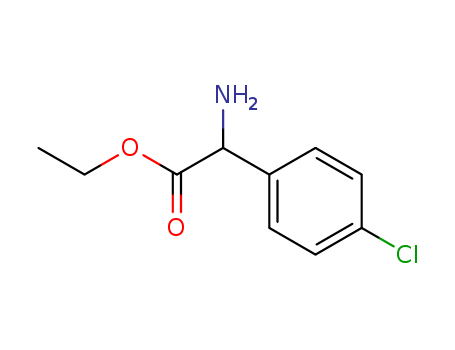 Benzeneacetic acid, a-amino-4-chloro-, ethyl ester