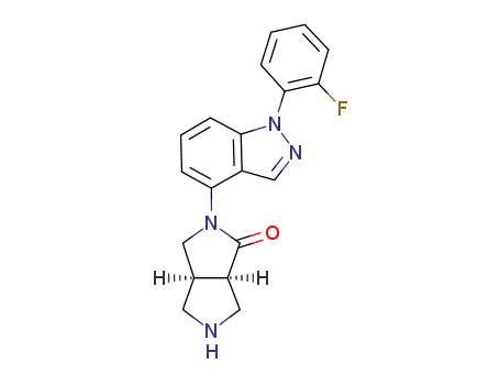 (3aS,6aR)-2-(1-(2-fluorophenyl)-1H-indazol-4-yl)hexahydropyrrolo[3,4-c]pyrrol-1(2H)-one
