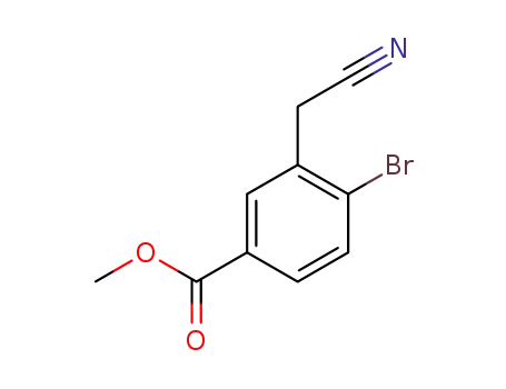 4-bromo-3-(cyanomethyl)benzoic acid methyl ester