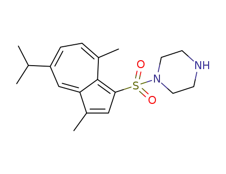 1-((5-isopropyl-3,8-dimethylazulen-1-yl)sulfonyl)piperazine
