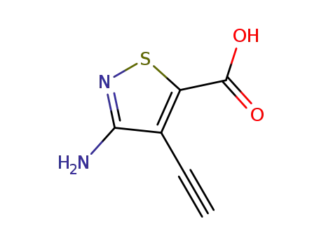 3-amino-4-ethynylisothiazole-5-carboxylic acid