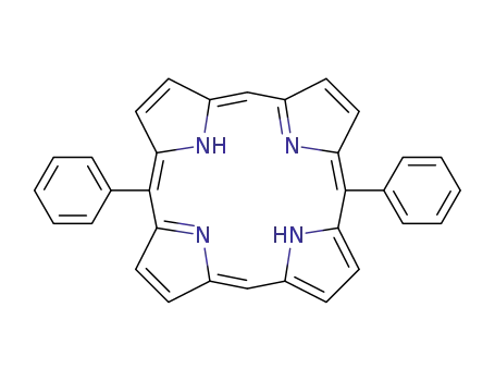 Molecular Structure of 22112-89-6 (5,15-DIPHENYL-21H,23H-PORPHINE)