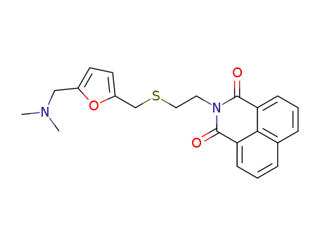 2-(2-((5-((dimethylamino)methyl)furan-2-yl)methylthio)ethyl)-1H-benzo[de]isoquinoline-1,3(2H)-dione