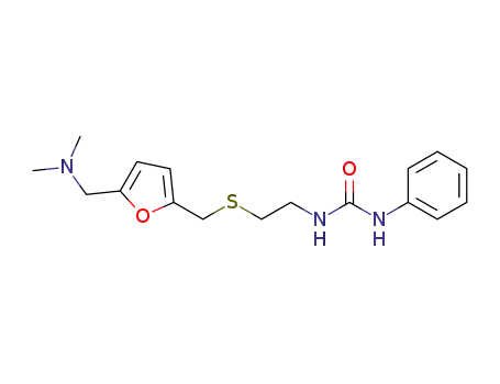 1-(2-(((5-((dimethylamino)methyl)furan-2-yl)methyl)thio)ethyl)-3-phenylurea