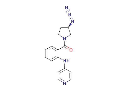 (R)-(3-azidopyrrolidin-1-yl)(2-(pyridin-4-ylamino)phenyl)methanone