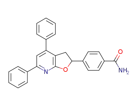 4-(4,6-diphenyl-2,3-dihydrofuro[2,3-b]pyridin-2-yl)benzamide