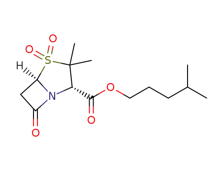 4-methylpentyl (2S,5R)-3,3-dimethyl-7-oxo-4-thia-1-azabicyclo[3.2.0]heptane-2-carboxylate 4,4-dioxide