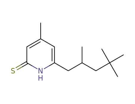 4-methyl-6-(2,4,4-trimethylpentyl)pyridine-2(1H)-thione