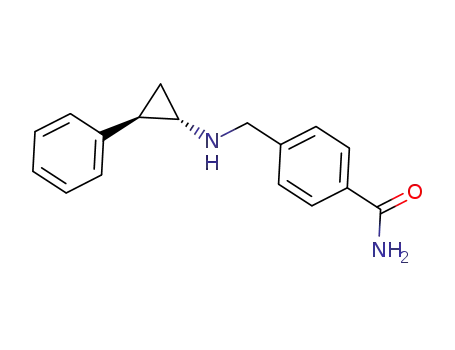 4-((((1S*,2R*)-2-phenylcyclopropyl)amino)methyl)benzamide