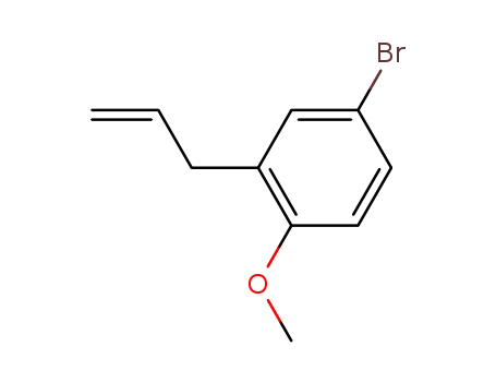 Molecular Structure of 114303-65-0 (Benzene, 4-bromo-1-methoxy-2-(2-propenyl)-)