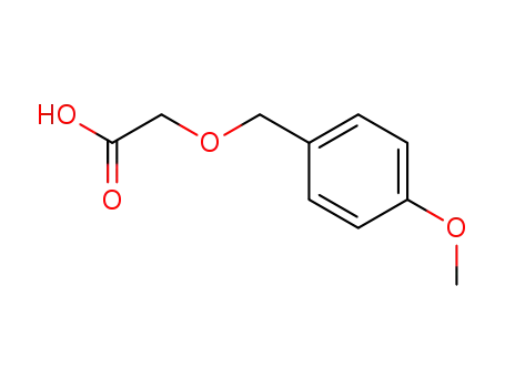 Molecular Structure of 88920-24-5 ((4-Methoxybenzyloxy)acetic acid)