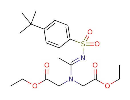 diethyl 2,2'-((1-(((4-(tert-butyl)phenyl)sulfonyl)imino)ethyl)azanediyl)(E)-diacetate