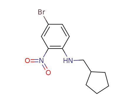 4-bromo-N-(cyclopentylmethyl)-2-nitroaniline