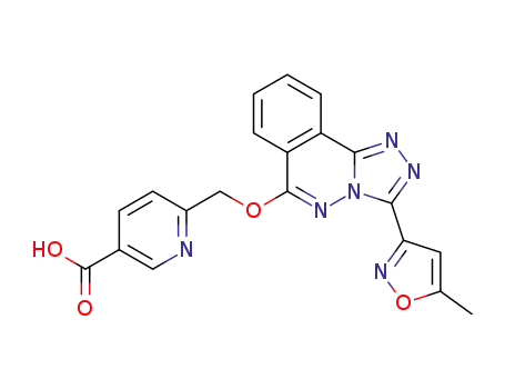 6-((3-(5-methylisoxazol-3-yl)-[1,2,4]triazolo[3,4-a]phthalazin-6-yloxy)methyl)nicotinic acid