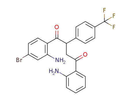 1-(2-amino-4-bromophenyl)-4-(2-aminophenyl)-2-(4-(trifluoromethyl)phenyl)butane-1,4-dione