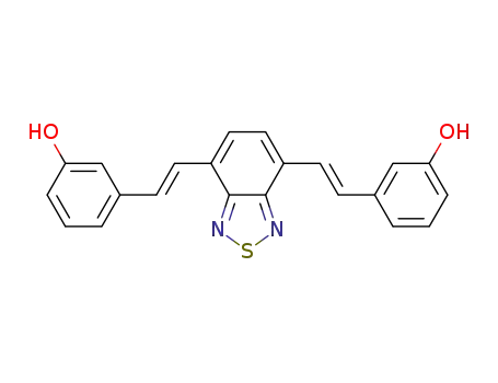 3,3'-((1E,1'E)-benzo[c][1,2,5]thiadiazole-4,7-diylbis(ethene-2,1-diyl))diphenol