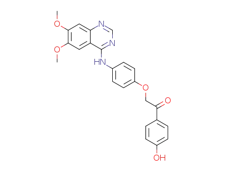 1-(4-hydroxyphenyl)-2-(4-((6,7-dimethoxyquinazolin-4-yl)amino)phenoxy)ethanone