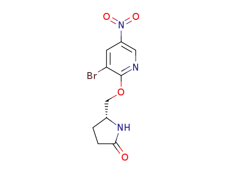 (R)-5-(((3-bromo-5-nitropyridin-2-yl)oxy)methyl)pyrrolidin-2-one