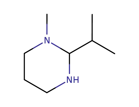 Molecular Structure of 70231-94-6 (Pyrimidine, hexahydro-1-methyl-2-(1-methylethyl)-)
