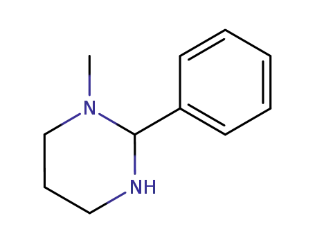 Molecular Structure of 124821-12-1 (Pyrimidine, hexahydro-1-methyl-2-phenyl-)