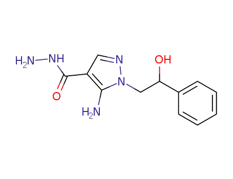 5-amino-1-(2-hydroxy-2-phenylethyl)-1H-pyrazole-4-carbohydrazide