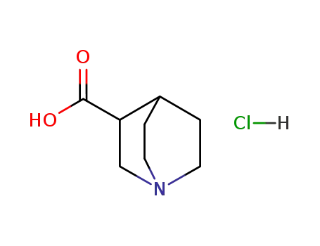 1-azabicyclo<2.2.2>octane-3-carboxylic acid hydrochloride