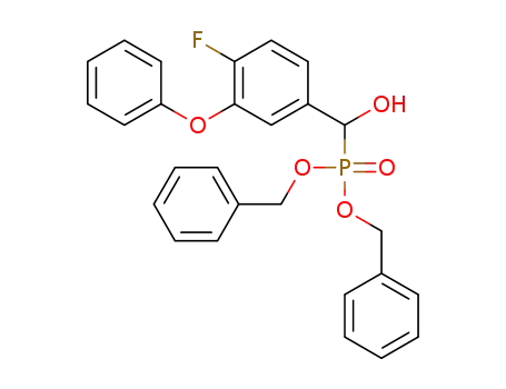 dibenzyl α-hydroxy(4-fluoro-3-phenoxy)benzylphosphonate