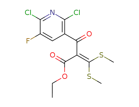 ethyl 3-(2,6-dichloro-5-fluoro-3-pyridyl)-2--3-oxopropionate