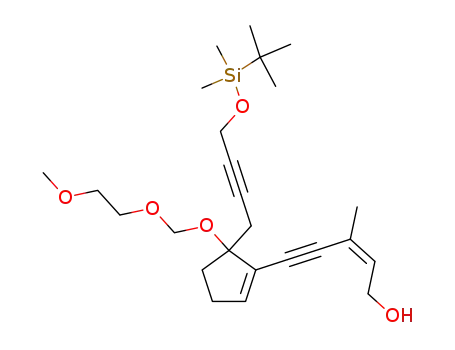 (Z)-5-[5-[4-(tert-Butyl-dimethyl-silanyloxy)-but-2-ynyl]-5-(2-methoxy-ethoxymethoxy)-cyclopent-1-enyl]-3-methyl-pent-2-en-4-yn-1-ol