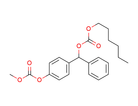 n-hexyl 4-(methoxycarbonyloxy)benzhydryl carbonate