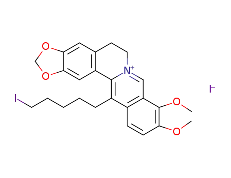 13-(5-iodopentyl)-9,10-dimethoxy-5,6-dihydro[1,3]dioxolo[4,5-g]isoquinolino[3,2-a]isoquinolin-7-ium iodide