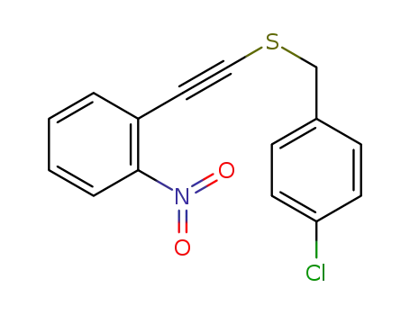 (4-chlorobenzyl)((2-nitrophenyl)ethynyl)sulfane