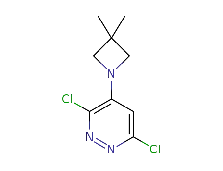 3,6-dichloro-4-(3,3-dimethylazetidin-1-yl)pyridazine