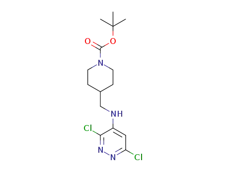 tert-butyl 4-(((3,6-dichloropyridazin-4-yl)amino)methyl)piperidine-1-carboxylate