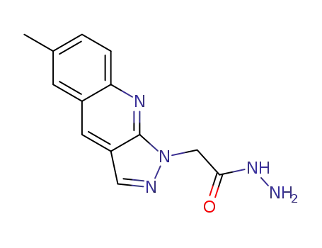 2-(6-methyl-1H-pyrazolo[3,4-b]quinolin-1-yl)acetohydrazide