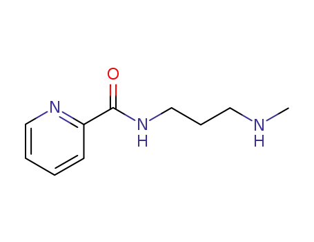 Molecular Structure of 34968-55-3 (PYRIDINE-2-CARBOXYLIC ACID (3-METHYLAMINO-PROPYL)-AMIDE)