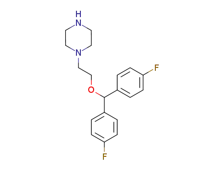 1-[2-(bis(4-fluorophenyl)methoxy)ethyl]piperazine