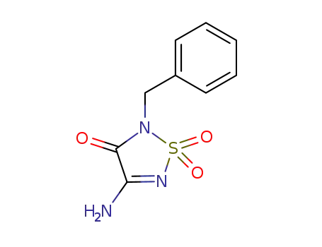 4-amino-2-benzyl-2,3-dihydro-3-oxo-1,2,5-thiadiazole 1,1-dioxide