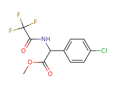 (4-Chloro-phenyl)-(2,2,2-trifluoro-acetylamino)-acetic acid methyl ester