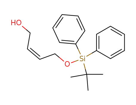 Molecular Structure of 87770-83-0 (2-Buten-1-ol, 4-[[(1,1-dimethylethyl)diphenylsilyl]oxy]-, (Z)-)