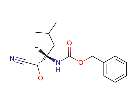 [(S)-1-((S)-Cyano-hydroxy-methyl)-3-methyl-butyl]-carbamic acid benzyl ester